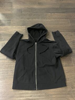 Lady Foot Locker Hoodie Sweat Jacket black vintage Women’s Size XXL